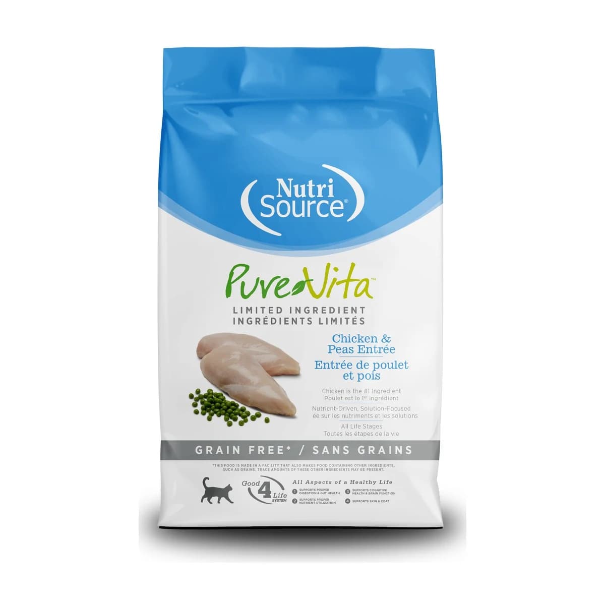 PureVita GF CAT Chicken Peas 12 lb