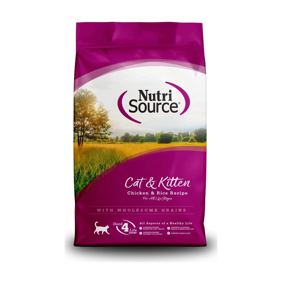 NutriSource Cat-Kitten Ch-Rice 4 lb