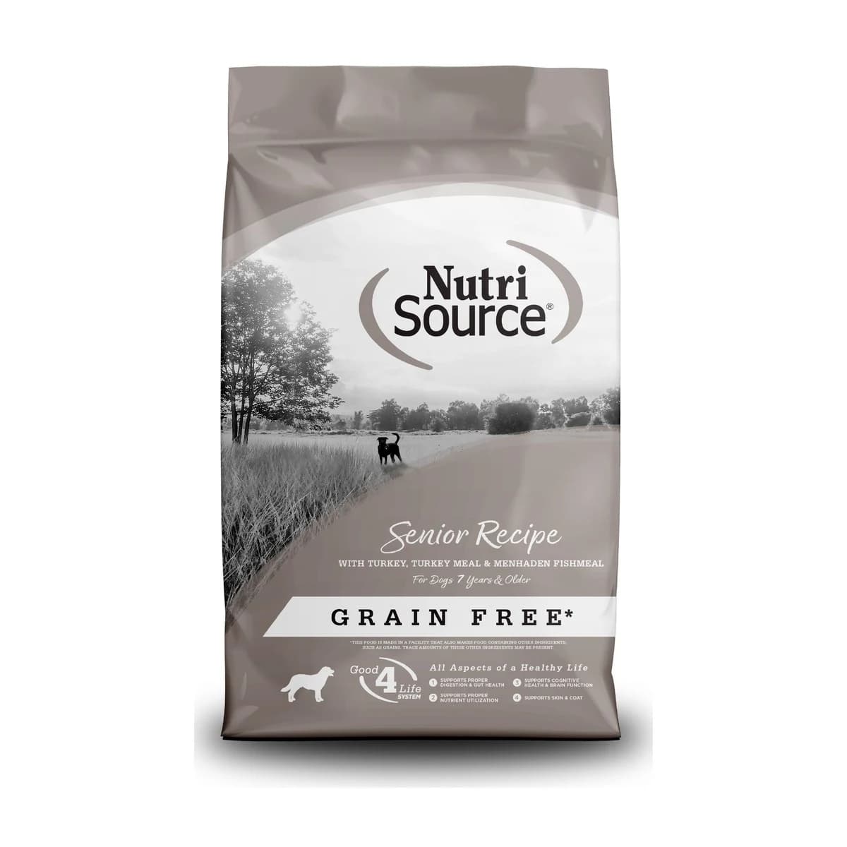 NutriSource Senior Gr Fr Dog 4 lb