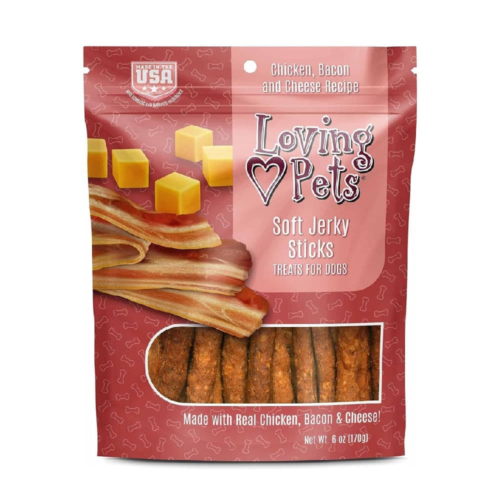 Loving Pets Dog Bacon-Cheese JerkyS 170 g