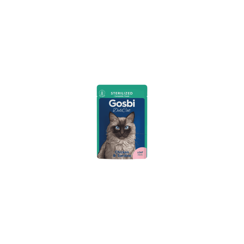 Gosbi Delicat Sterilized Chicken & Sardine Loaf 70 g