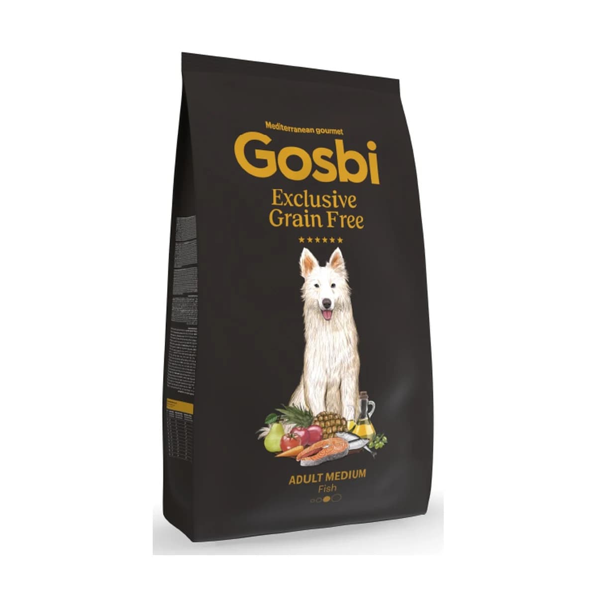 Gosbi Exclusive Grain Free Adult Fish Medium 3 kg