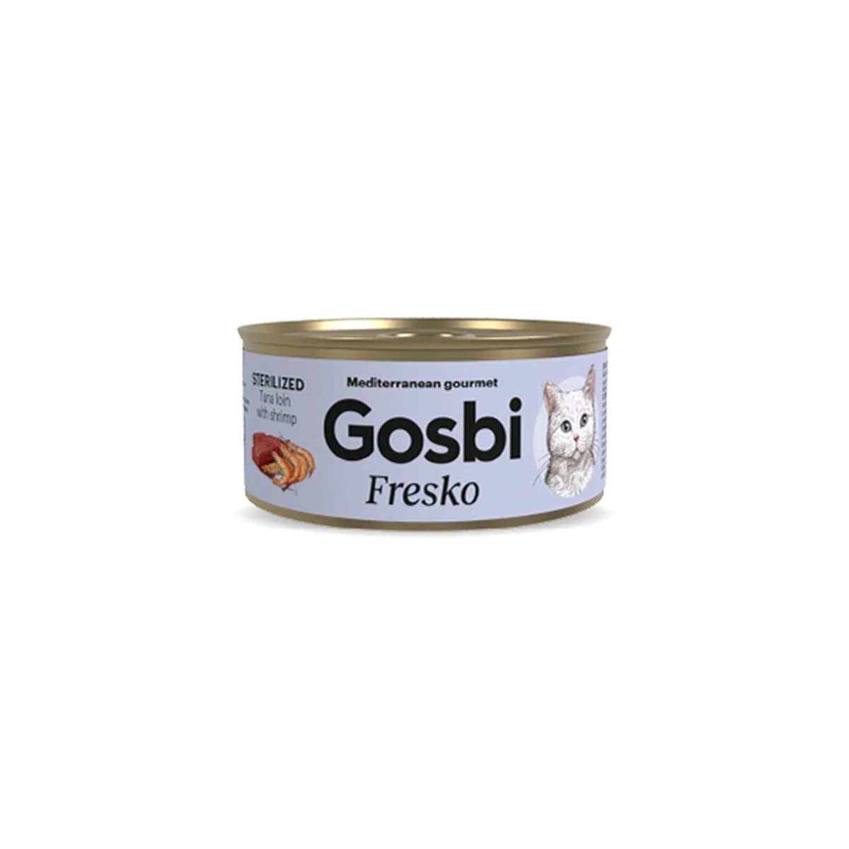 Gosbi Fresko Cat Sterilized Tuna Loin With Shrimp 70 g