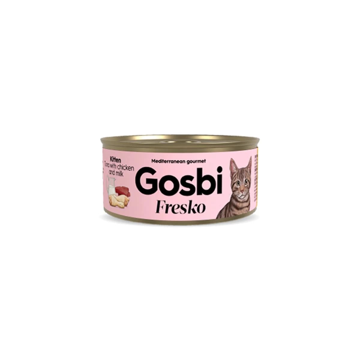 Gosbi Fresko Cat Kitten Tuna With Chicken And Milk 70 g