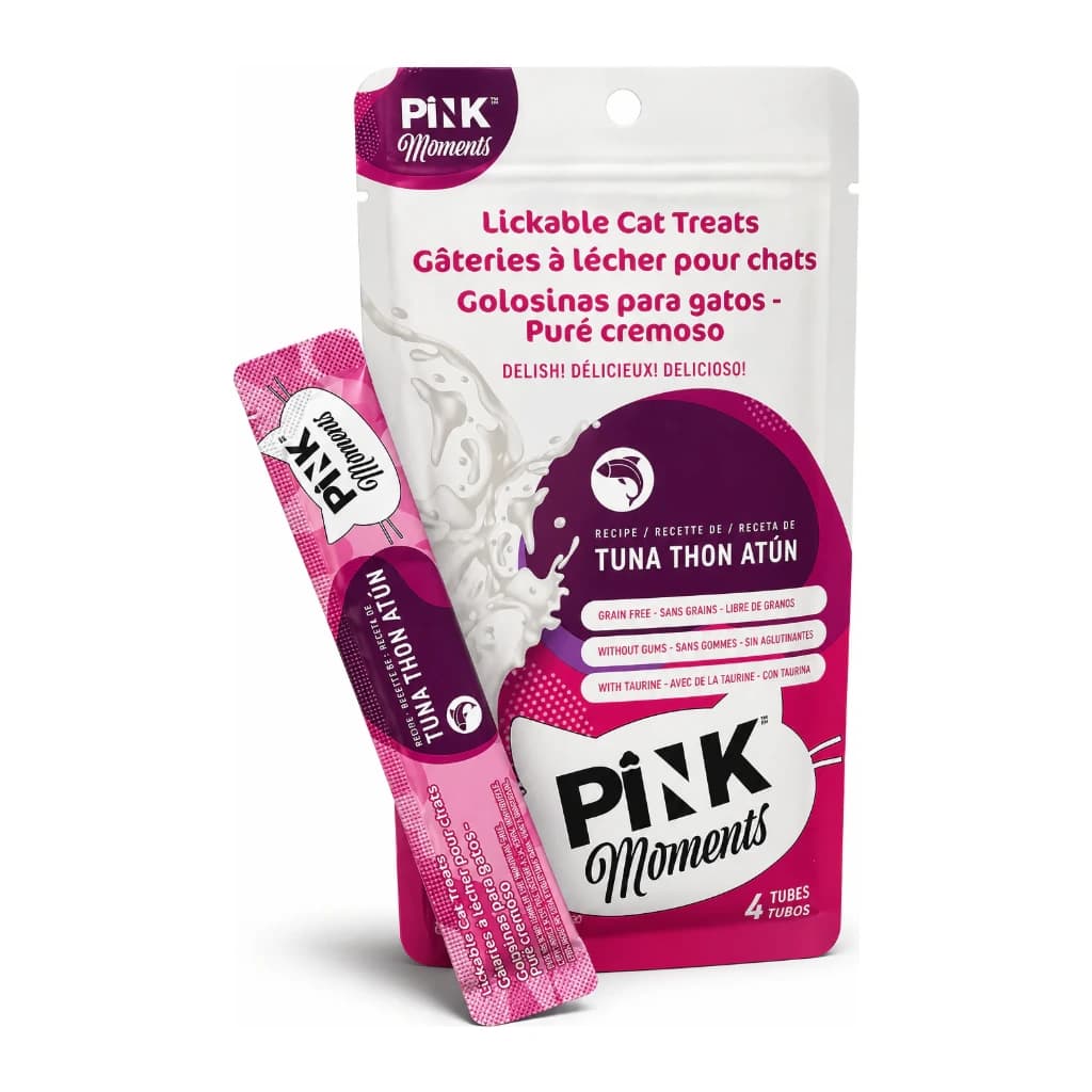 Pink Snacks saludables para gato Atún (paquete de 4)