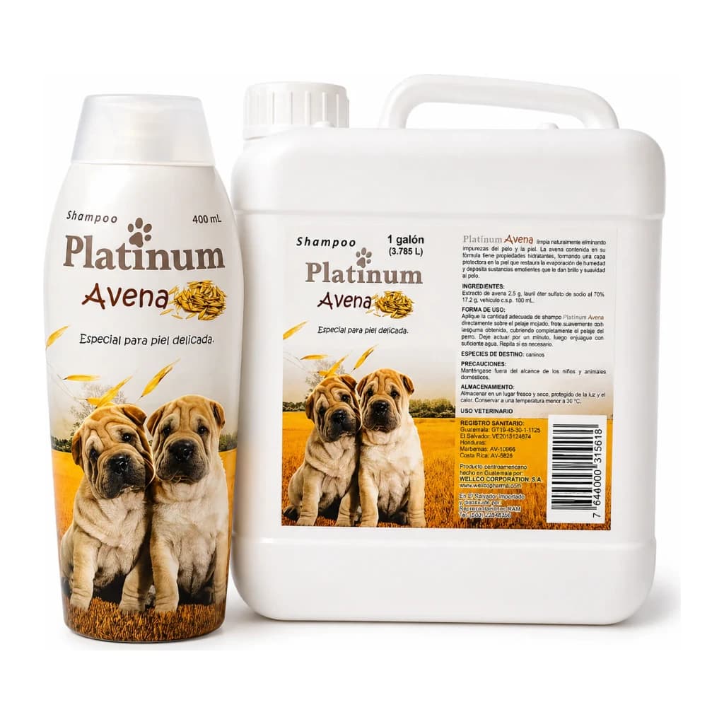 Shampoo Platinum Avena 400 ml