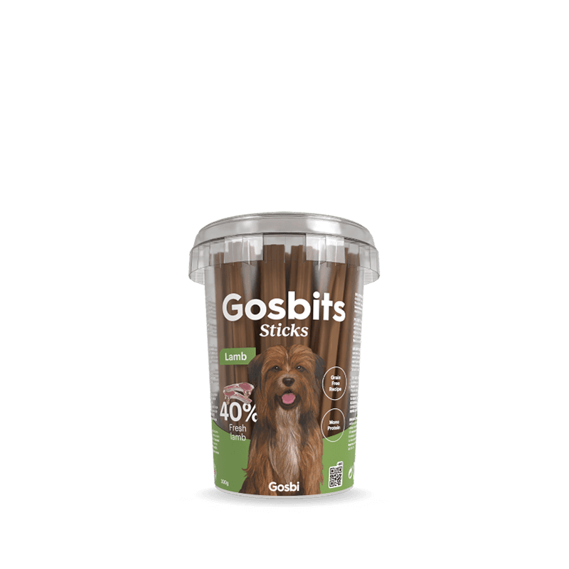 Gosbits Sticks Dog Lamb unidad