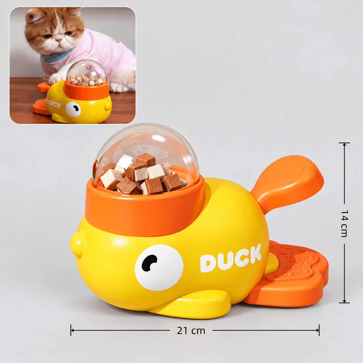 Juguete para alimentar a gatos