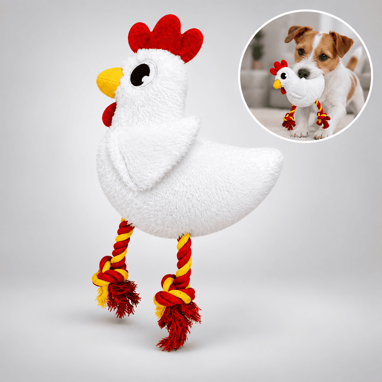 Peluche gallina