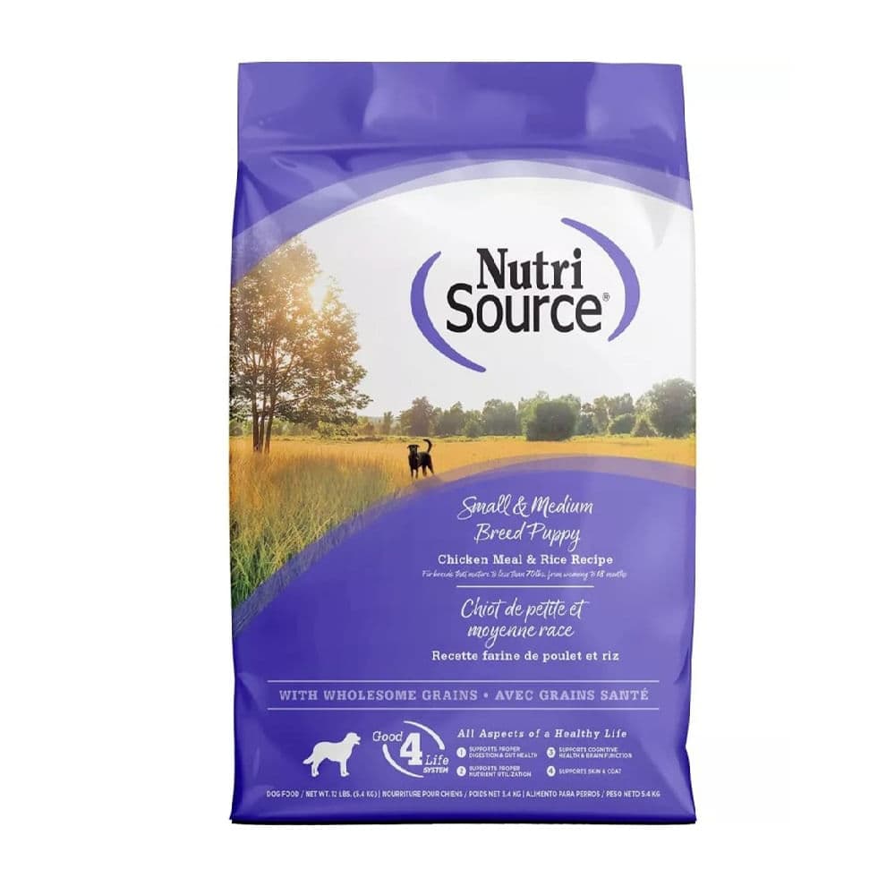 NutriSource S-M Puppy Dog 12 lb