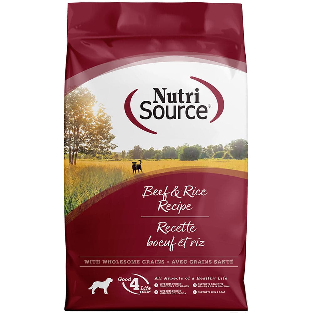 NutriSource Beef&Rice Recipe Dog 26 lb
