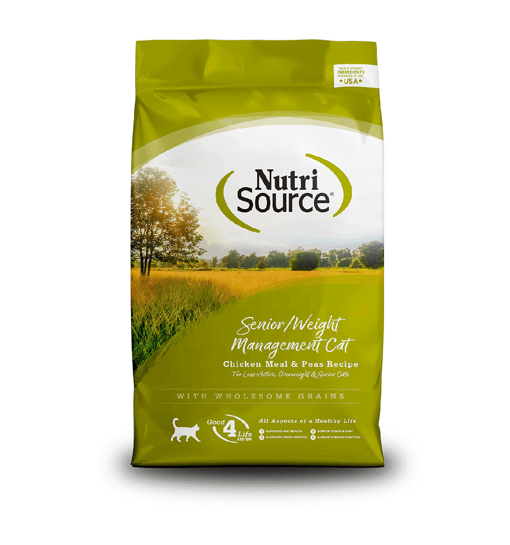 NutriSource Cat Senior-Weight 12 lb