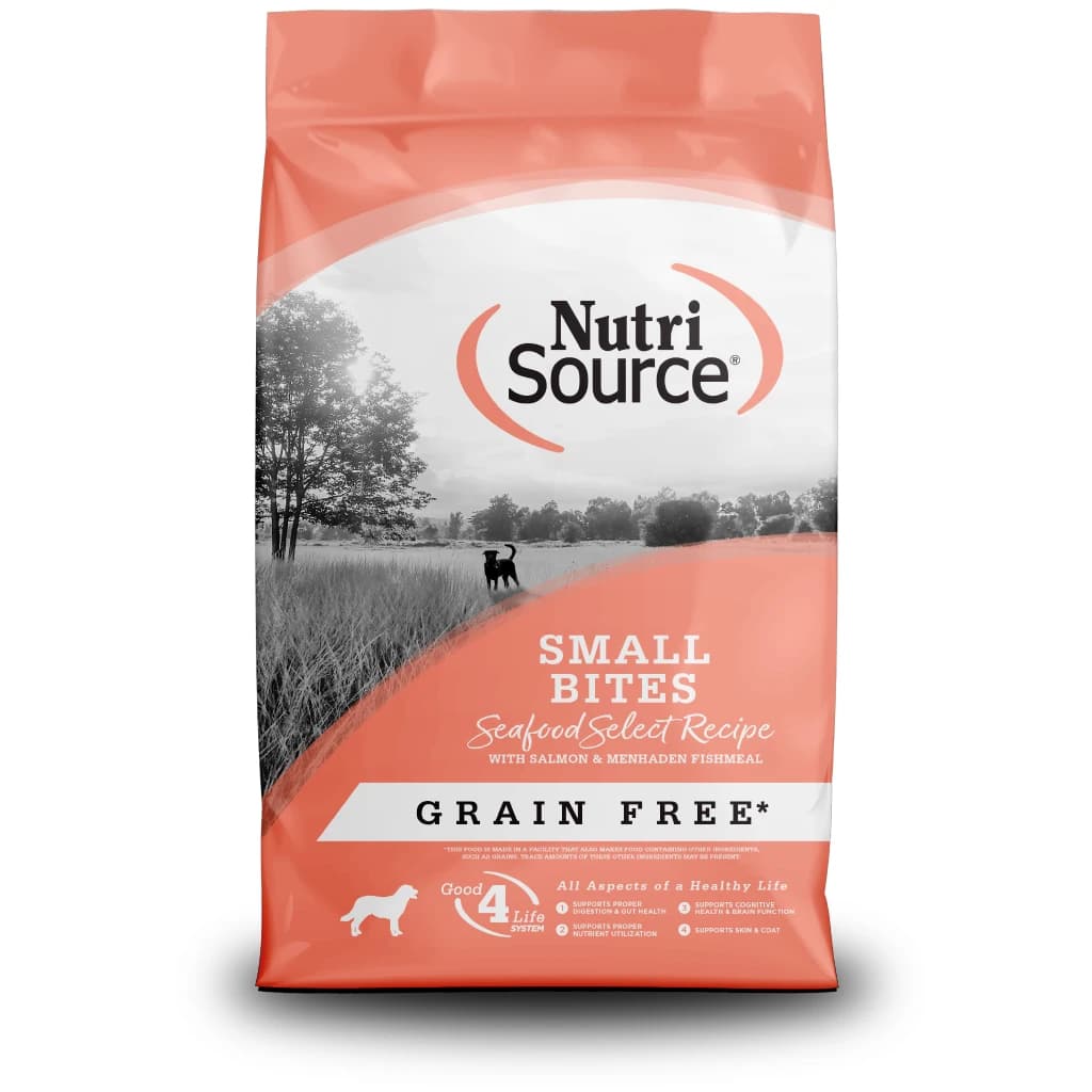 NutriSource Seafood Small Bites Grain Free 4 lb