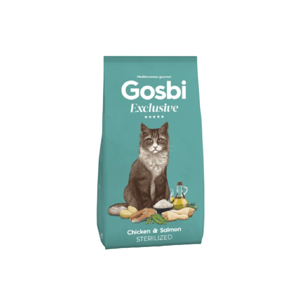 Gosbi Exclusive Cat Chicken & Salmon Sterilized 1.5 kg