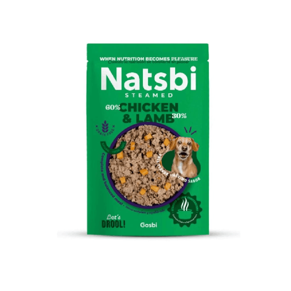 Natsbi Steamed Chicken & Lamb 200 g