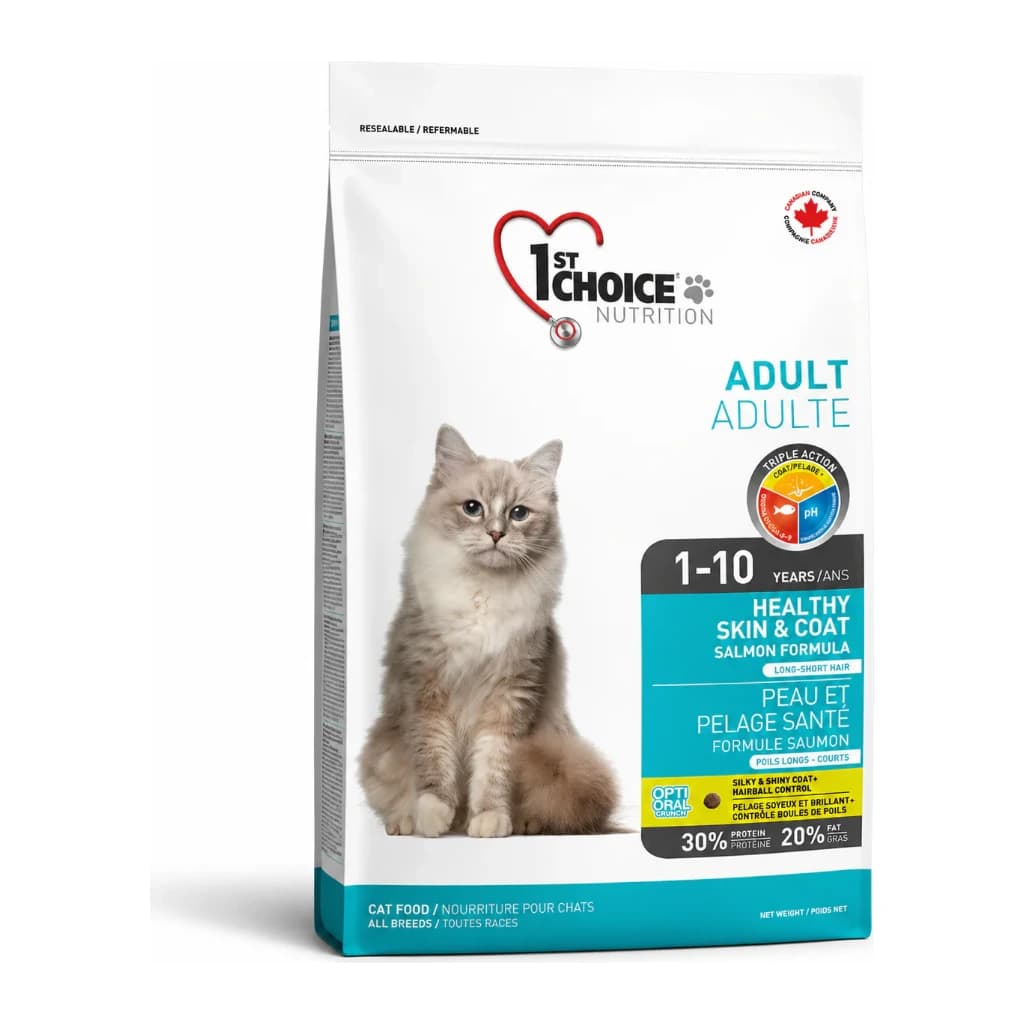 First Choice Gato Adulto Healthy Skin & Coat Salmon 2,72 kg