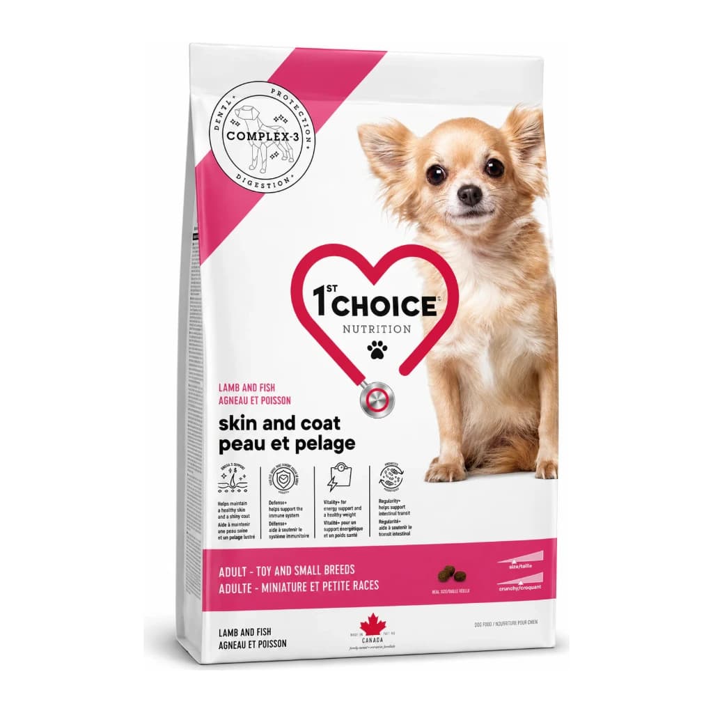 First Choice Perro Adulto Toy & Small Breeds Skin & Coat 5 kg