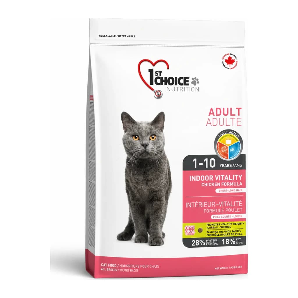 First Choice Gato Adulto Indoor Vitality Chicken 2,72 kg